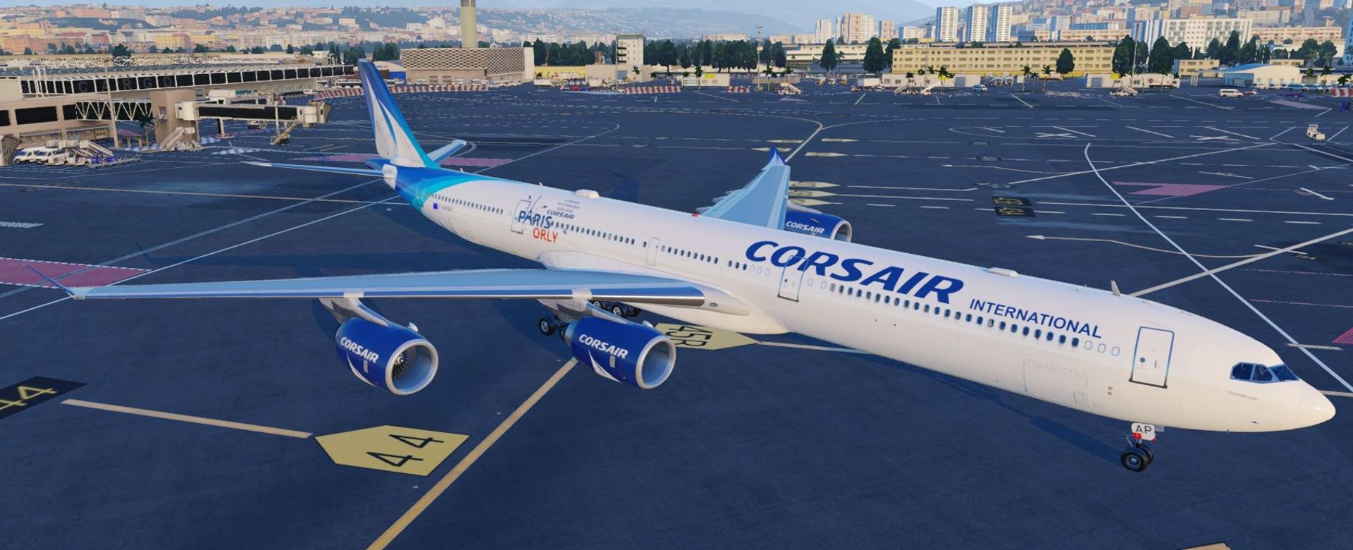 Airbus A340-600 by Corsair